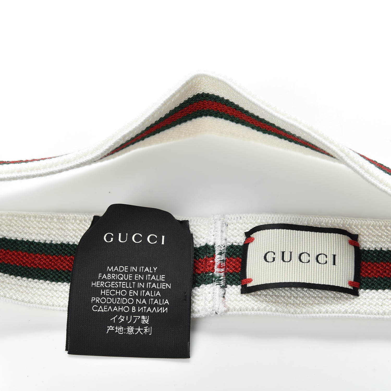 Gucci Viscose Elastic Web Headband White 3 of 3