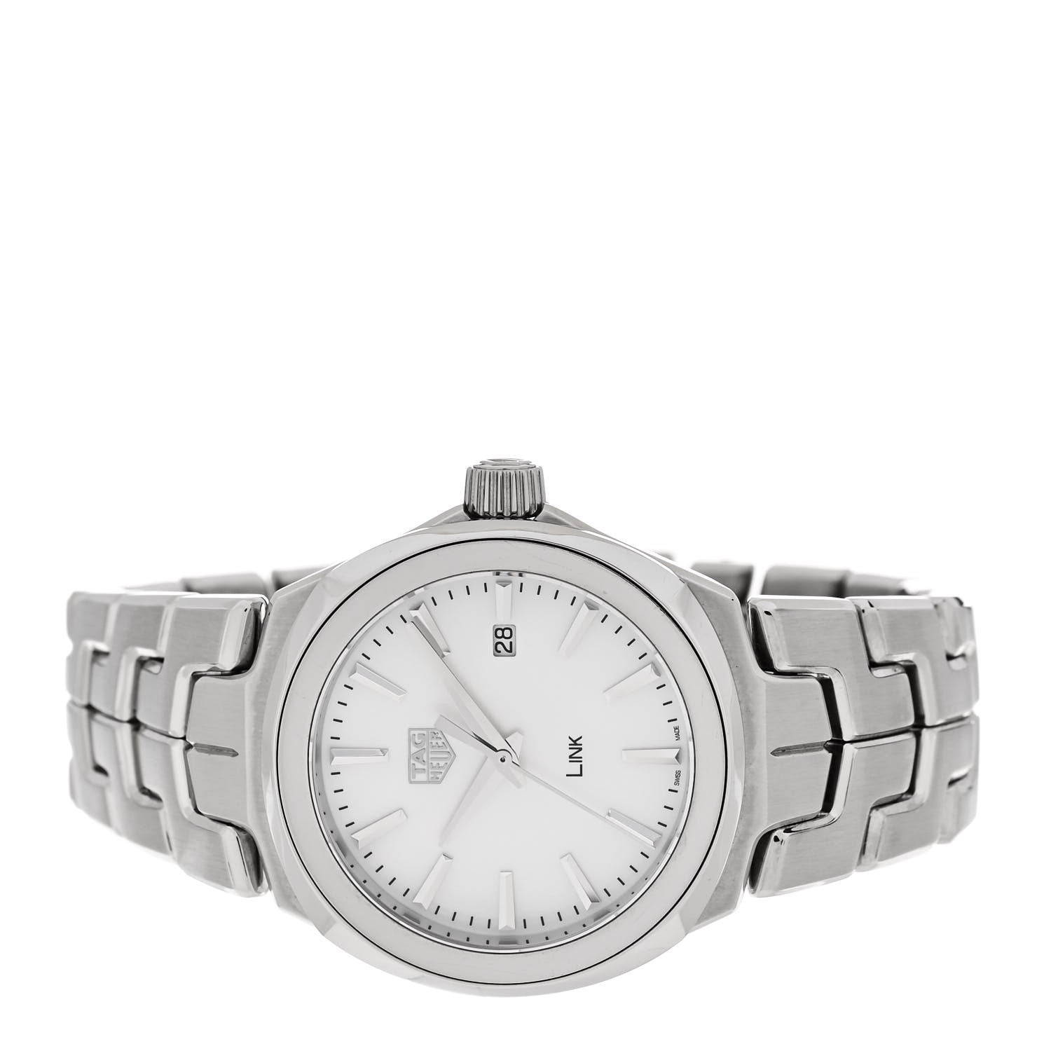 Tag Heuer Stainless Steel Mother of Pearl 32mm Link Lady Quartz Watch WBC1310 2 of 4