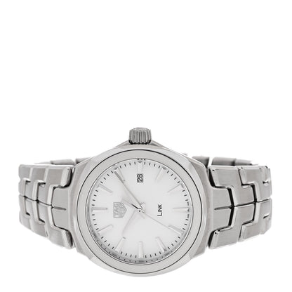 Tag Heuer Stainless Steel Mother of Pearl 32mm Link Lady Quartz Watch WBC1310 2 of 4