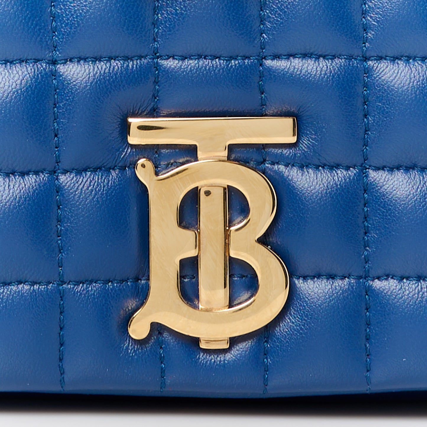 Lambskin Quilted Small Lola Bag Navy