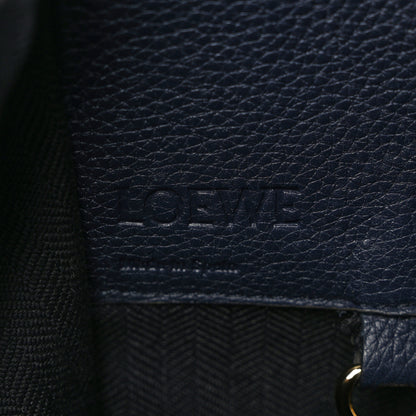 Loewe Calfskin Small Hammock Shoulder Bag Midnight Blue Black 6 of 10