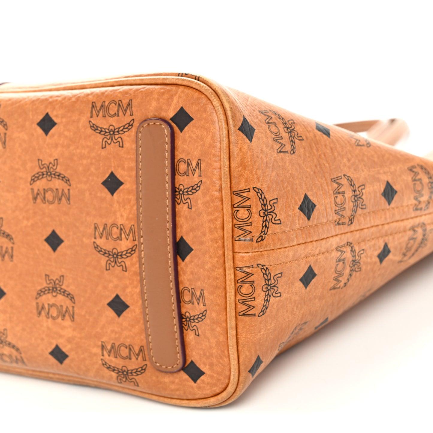Visetos Medium Liz Reversible Shopper Tote Cognac