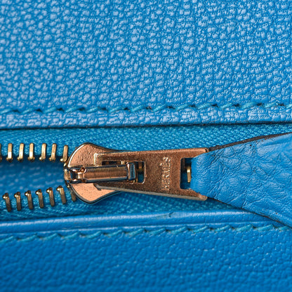 Hermes Togo Birkin 30 Bleu Zanzibar 18 of 37