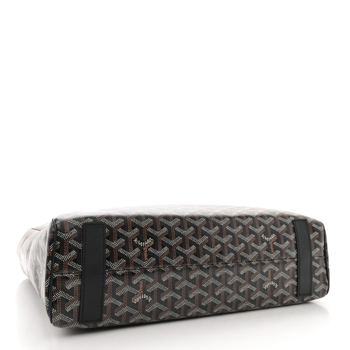 Goyardine Voltaire III Tote Black Black