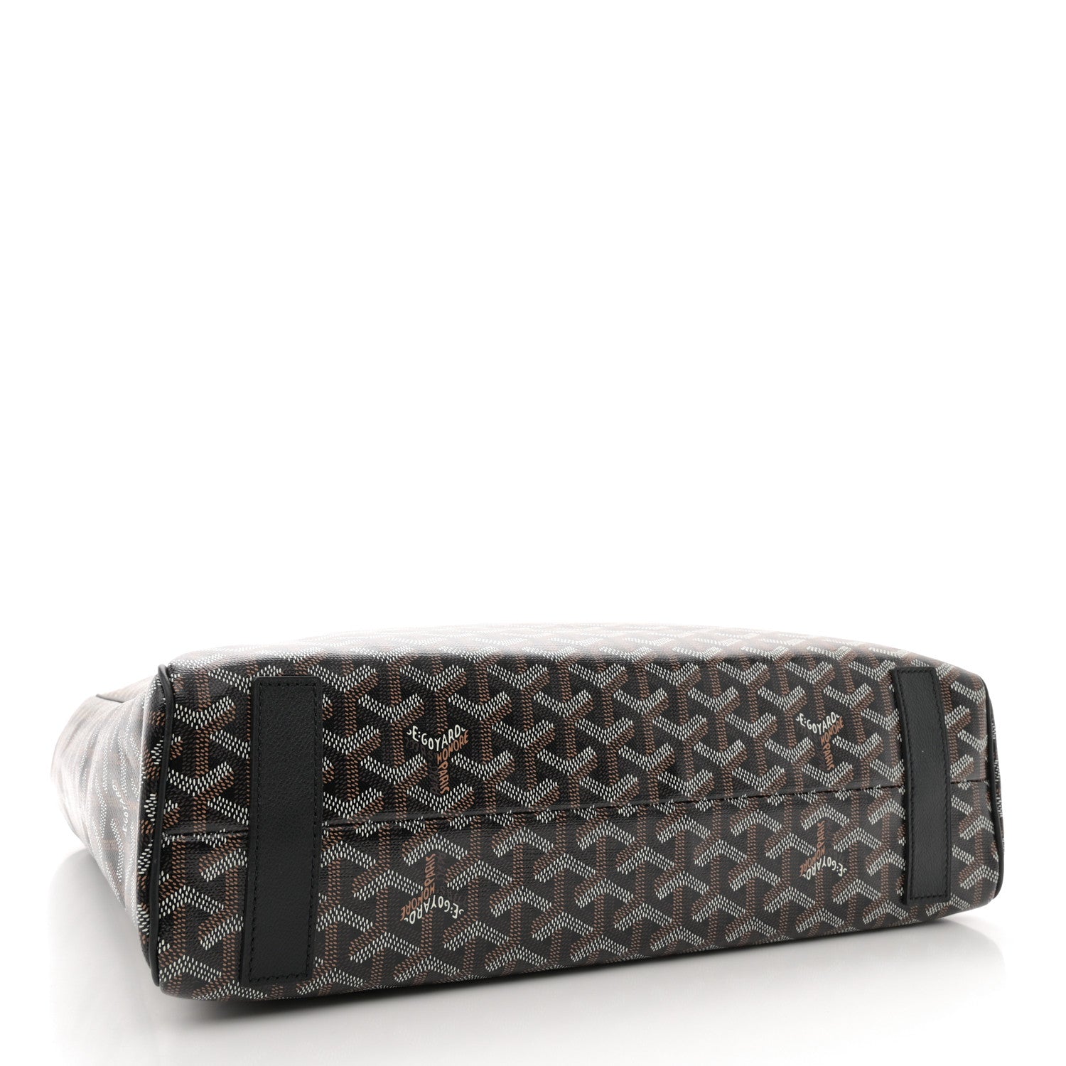 Goyard Goyardine Voltaire III Tote Black Black 4 of 10