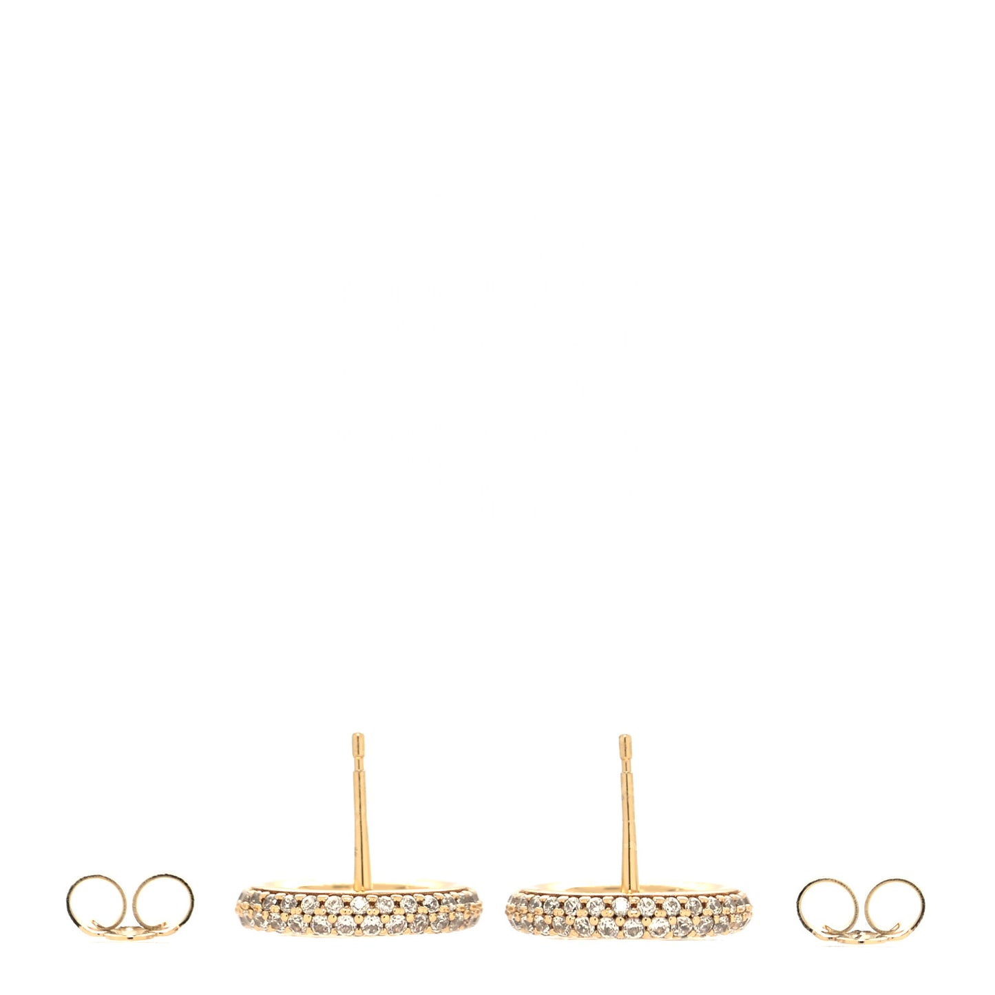 Metal Crystal Louise By Night Earrings Gold