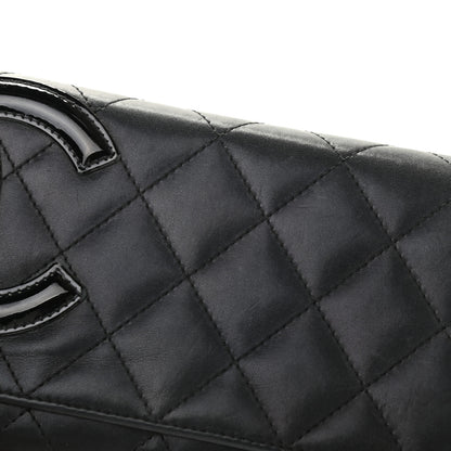Chanel Calfskin Quilted Cambon Tri-Fold Wallet Black 20 of 25