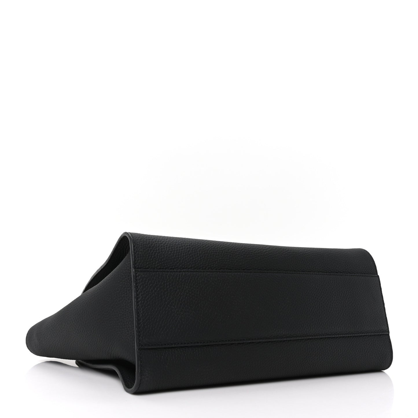 Matte Grained Calfskin Marlo 14 Black
