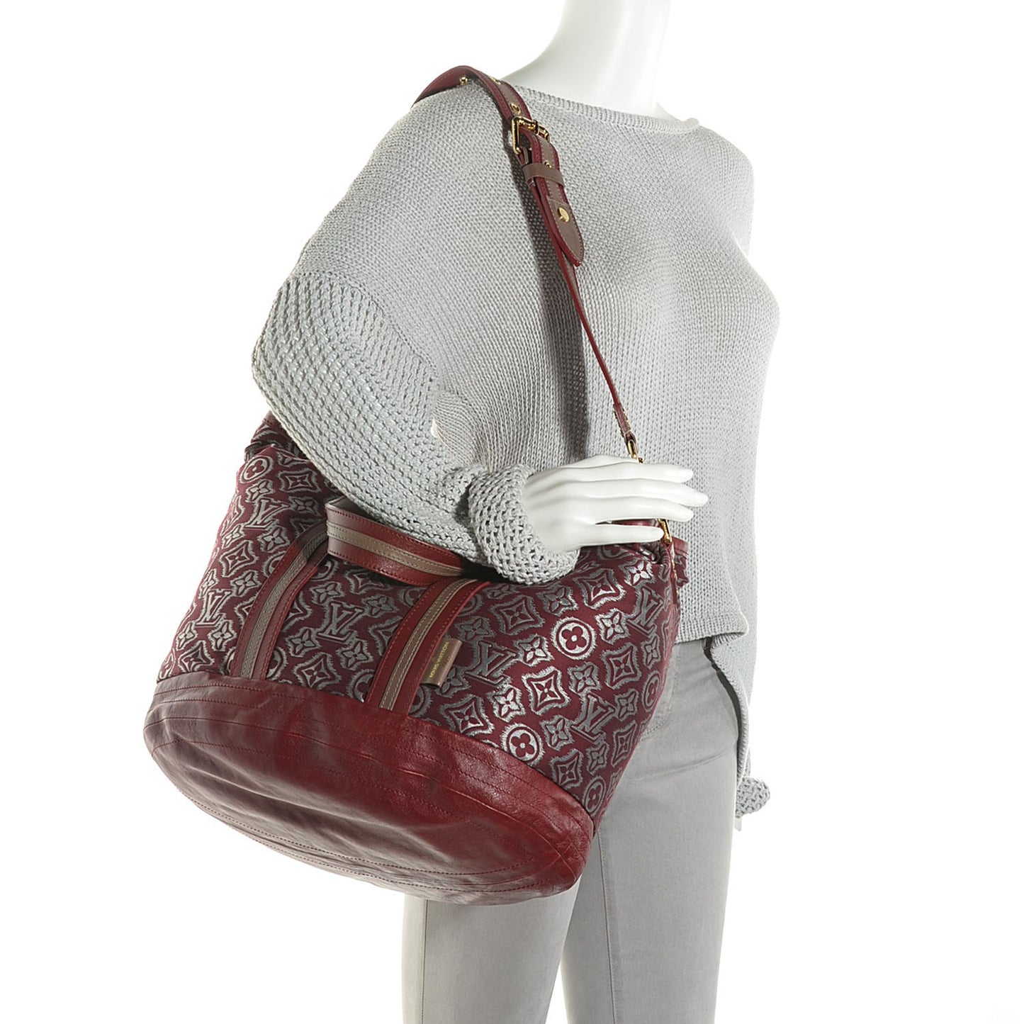 Jacquard Monogram Aviator Bordeaux