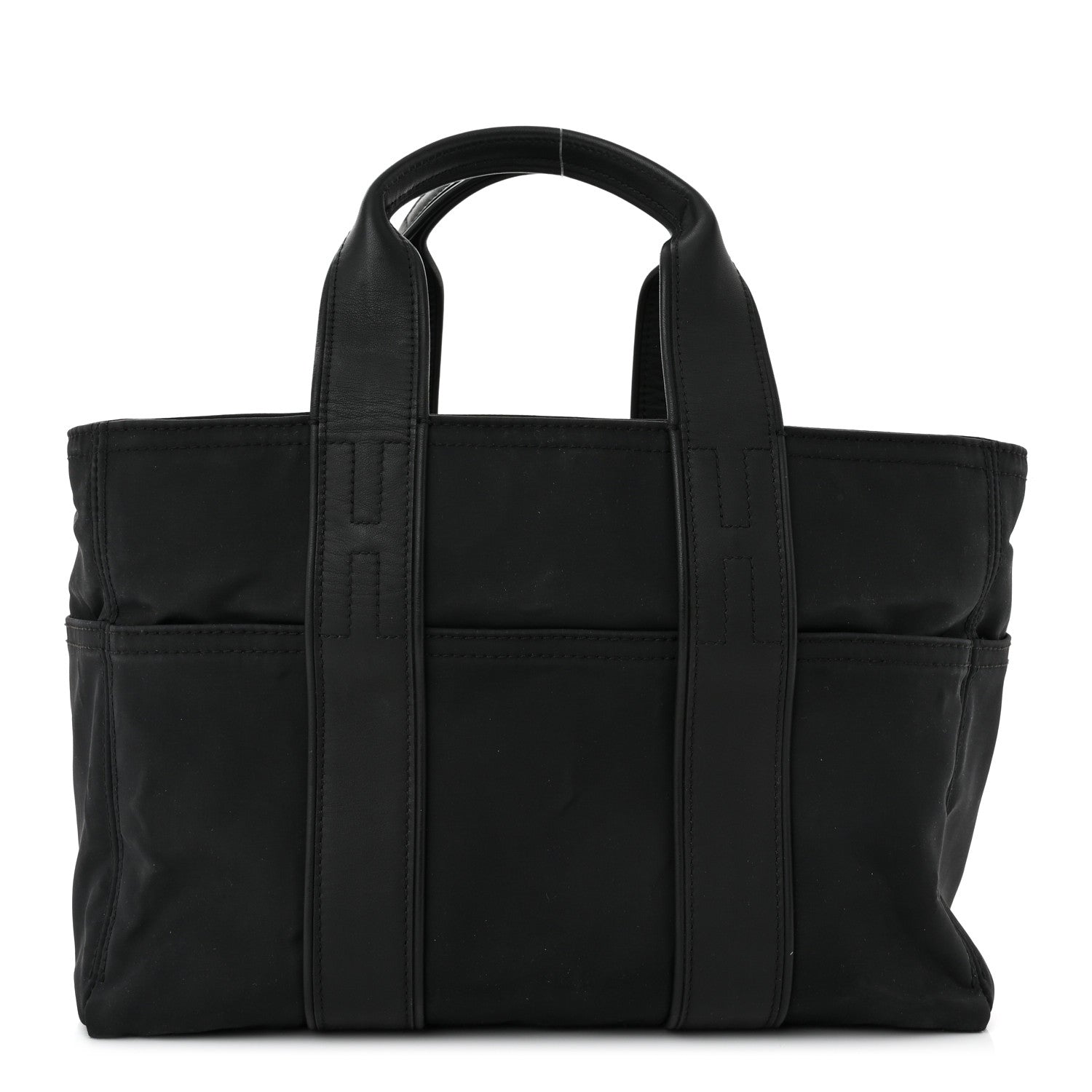 Hermes Toile Acapulco Vassus Tote Black 1 of 16