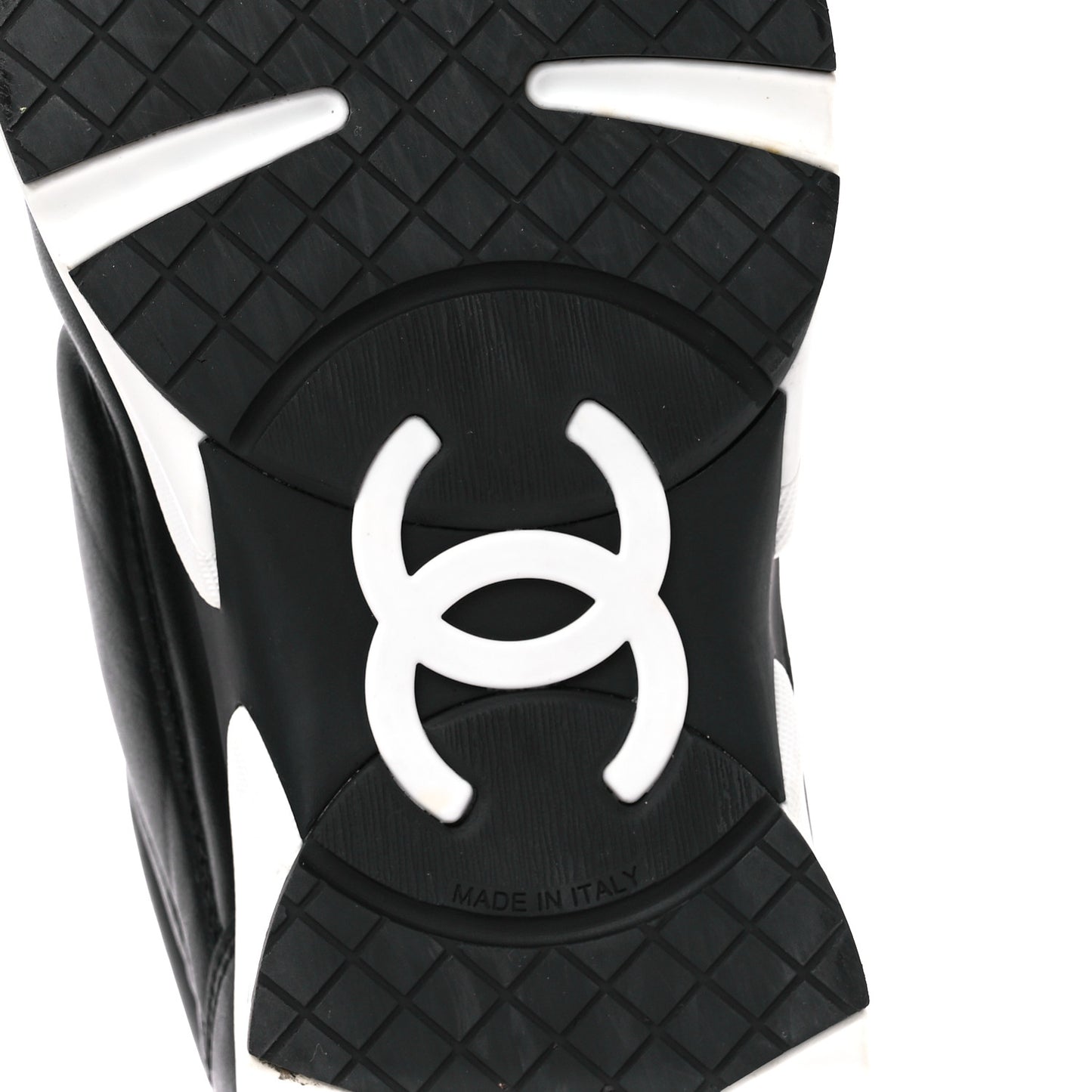 Calfskin CC Sneakers 40 Black