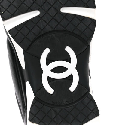 Chanel Calfskin CC Sneakers 40 Black 6 of 9