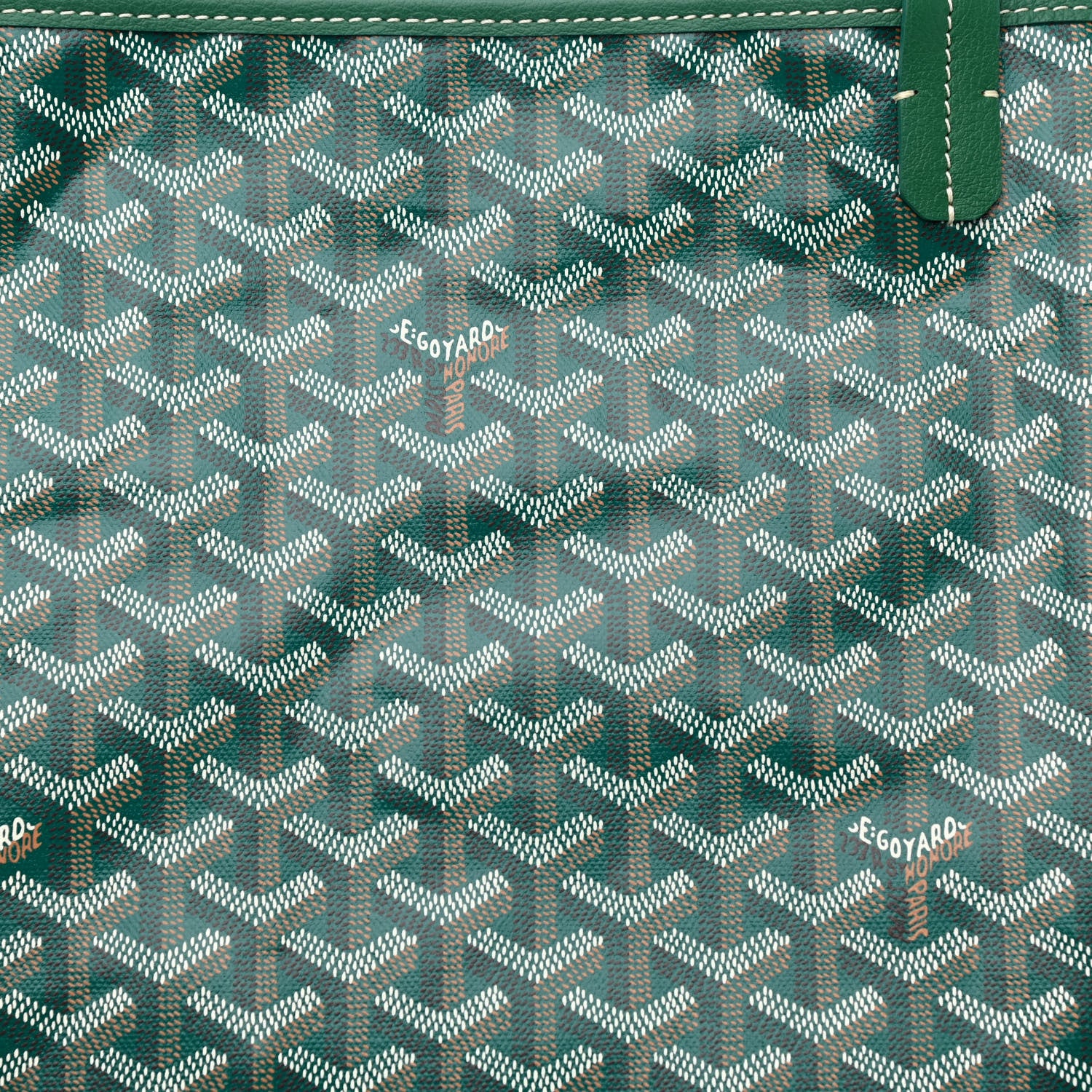 Goyard Goyardine Saint Louis GM Green 9 of 11