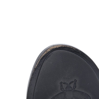 Gucci Nappa Silk Galassia GG Marmont Thong Flat Sandals 38.5 Platino 8 of 13