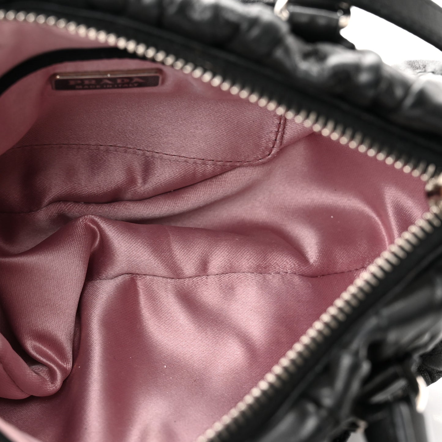 Nappa Gaufre Tote Black