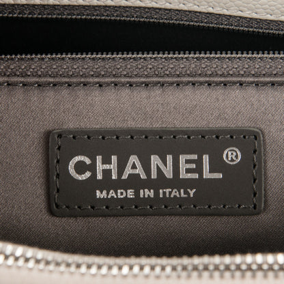 Chanel Caviar Quilted Grand Shopping Tote GST White 7 of 7