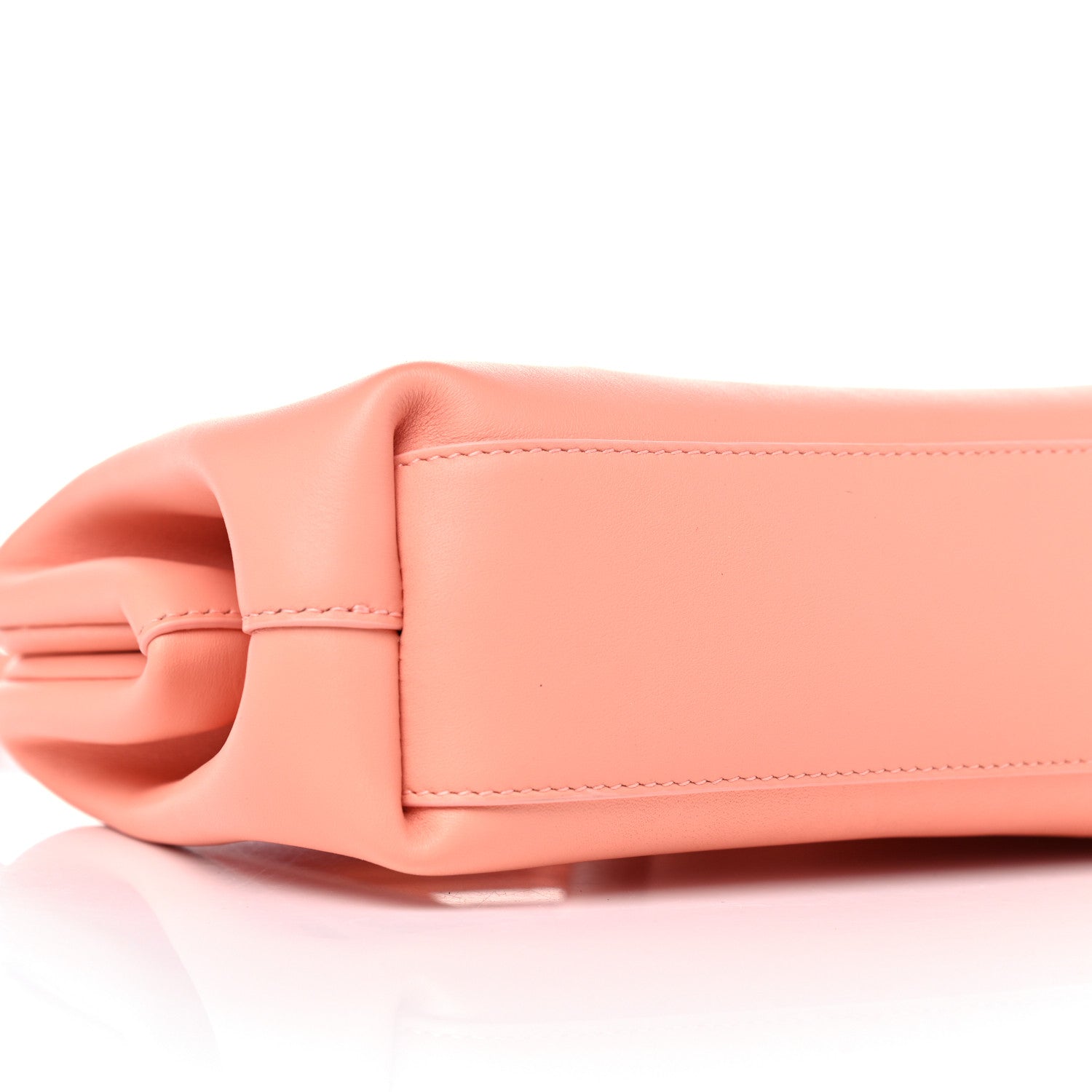 Bottega Veneta Calfskin Small The Point Triangle Bag Peachy 7 of 8