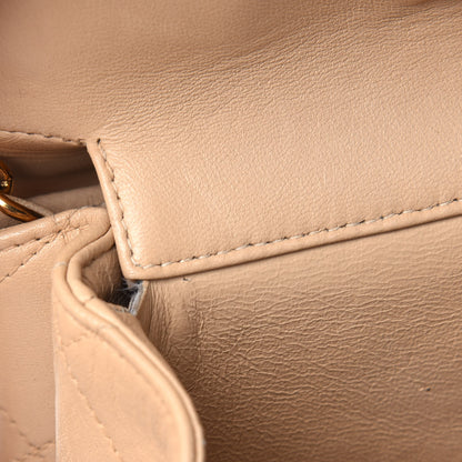Chanel Lambskin Quilted Medium Double Sided Flap Beige 13 of 25
