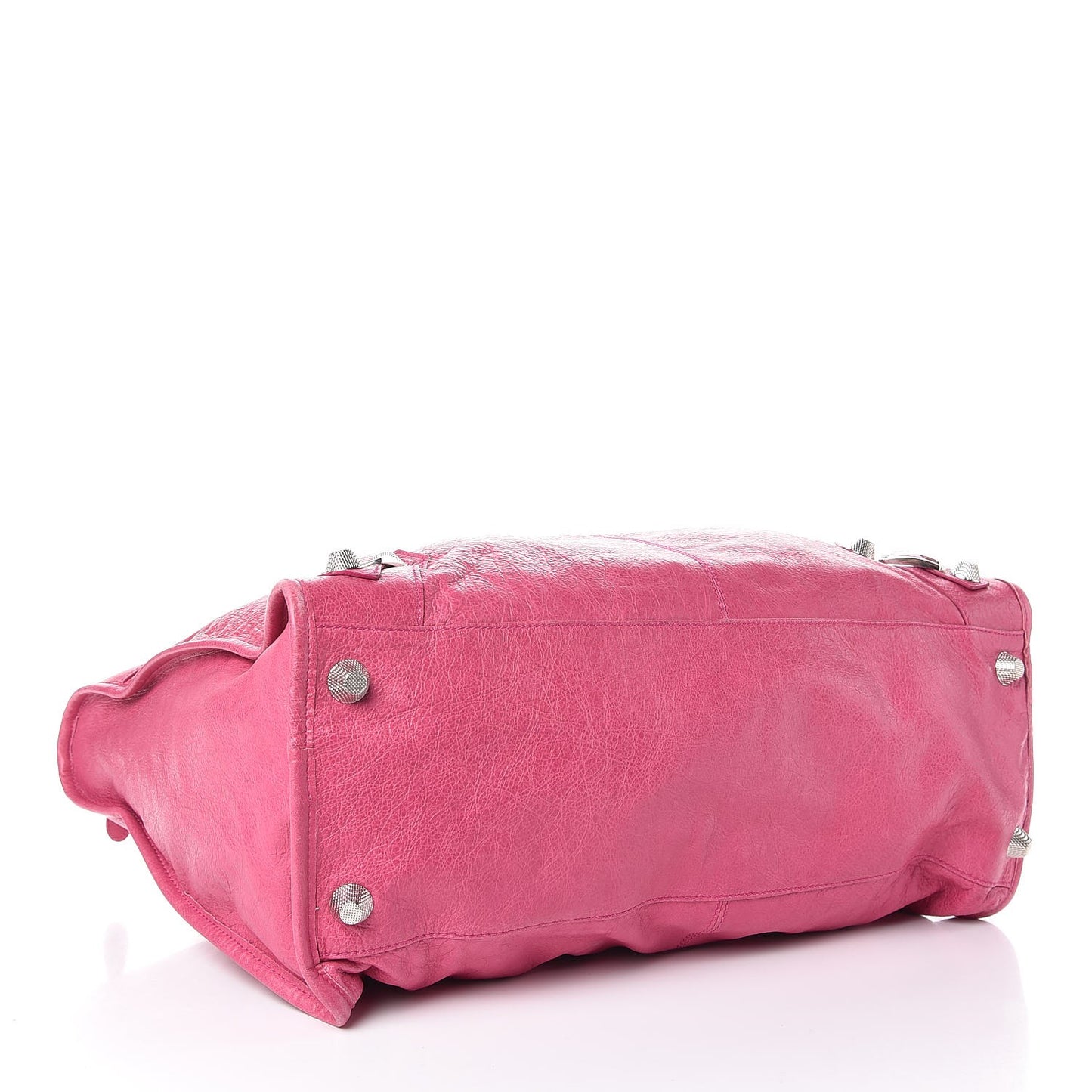 Agneau Giant 21 Silver Hardware Weekender Cyclamen Fucsia