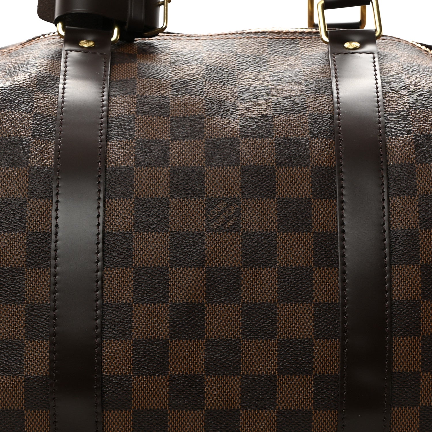 Louis Vuitton Damier Ebene Keepall Bandouliere 55 7 of 10