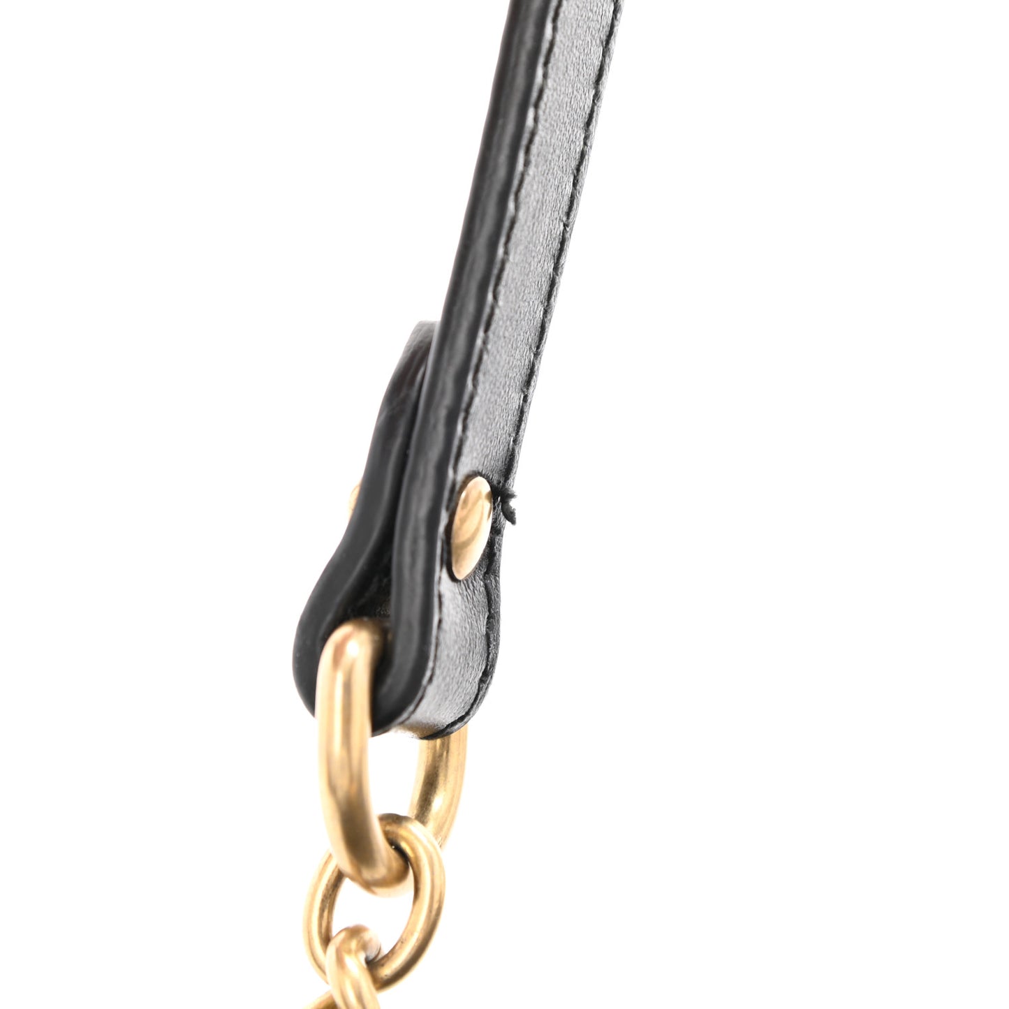 Calfskin Matelasse Mini GG Marmont Chain Shoulder Bag Black