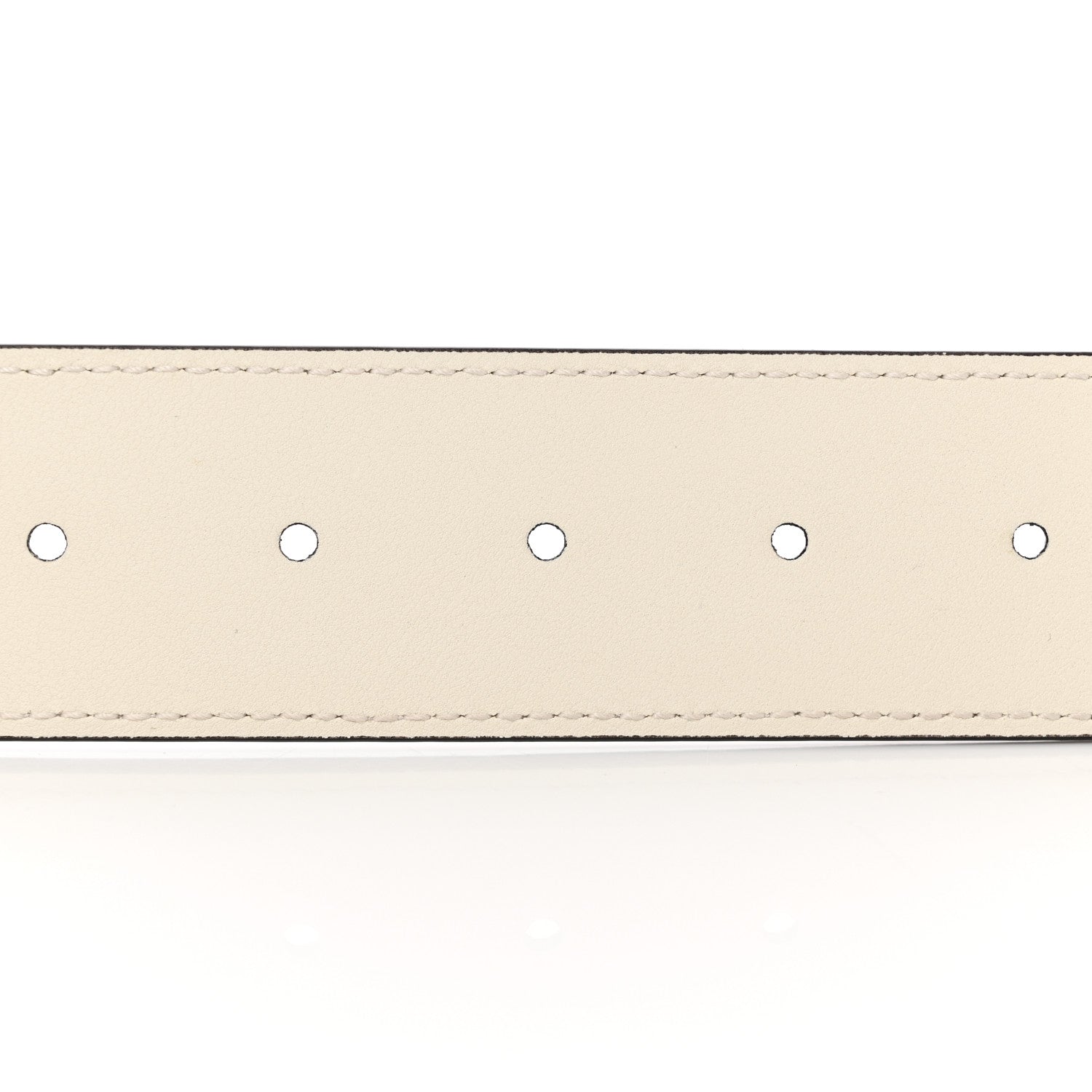 Gucci Calfskin Double G 40mm Belt 80 32 Mystic White 4 of 8