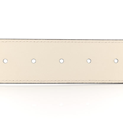 Gucci Calfskin Double G 40mm Belt 80 32 Mystic White 4 of 8