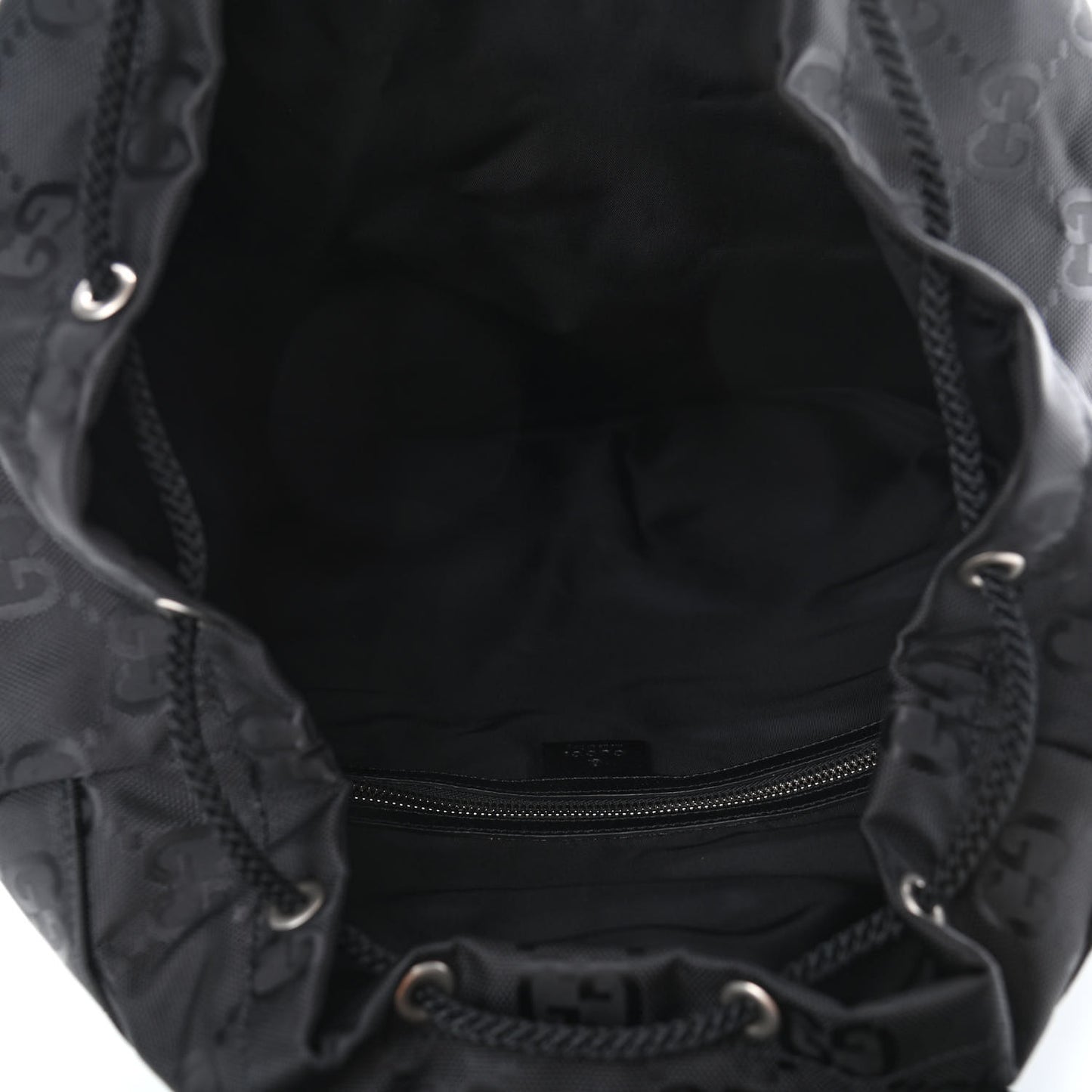 Econyl Nylon Monogram Off The Grid Utility Pocket Backpack Black