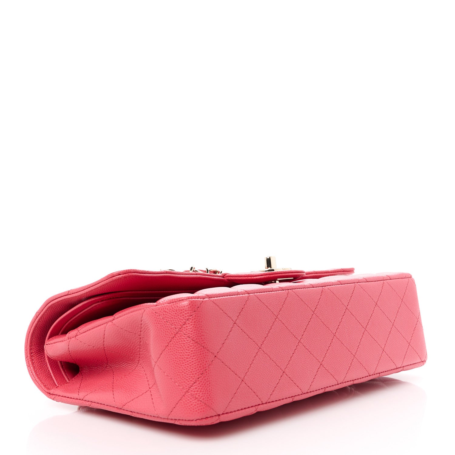 Chanel Caviar Quilted Medium Double Flap Pink 4 of 11