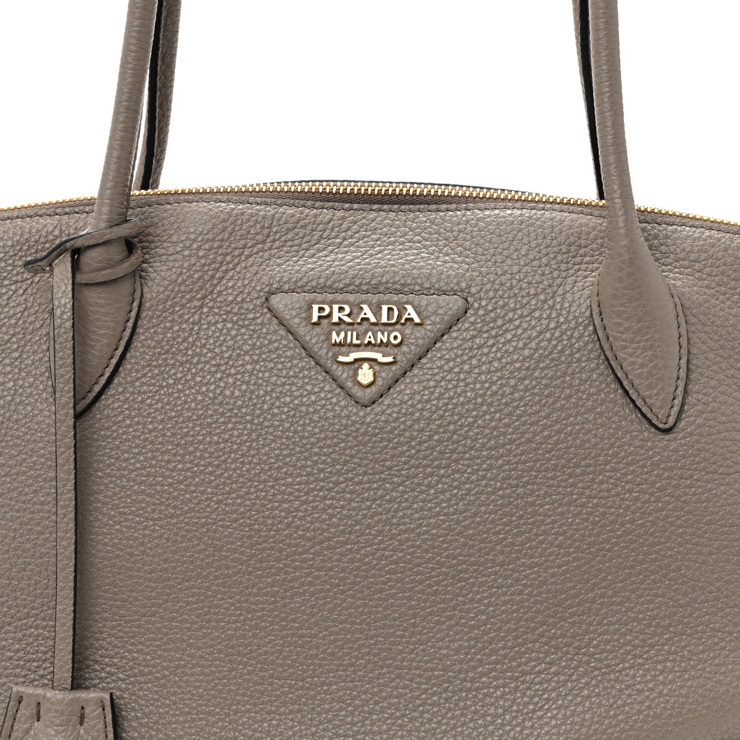 Prada Vitello Daino Large Tote Argilla 8 of 10