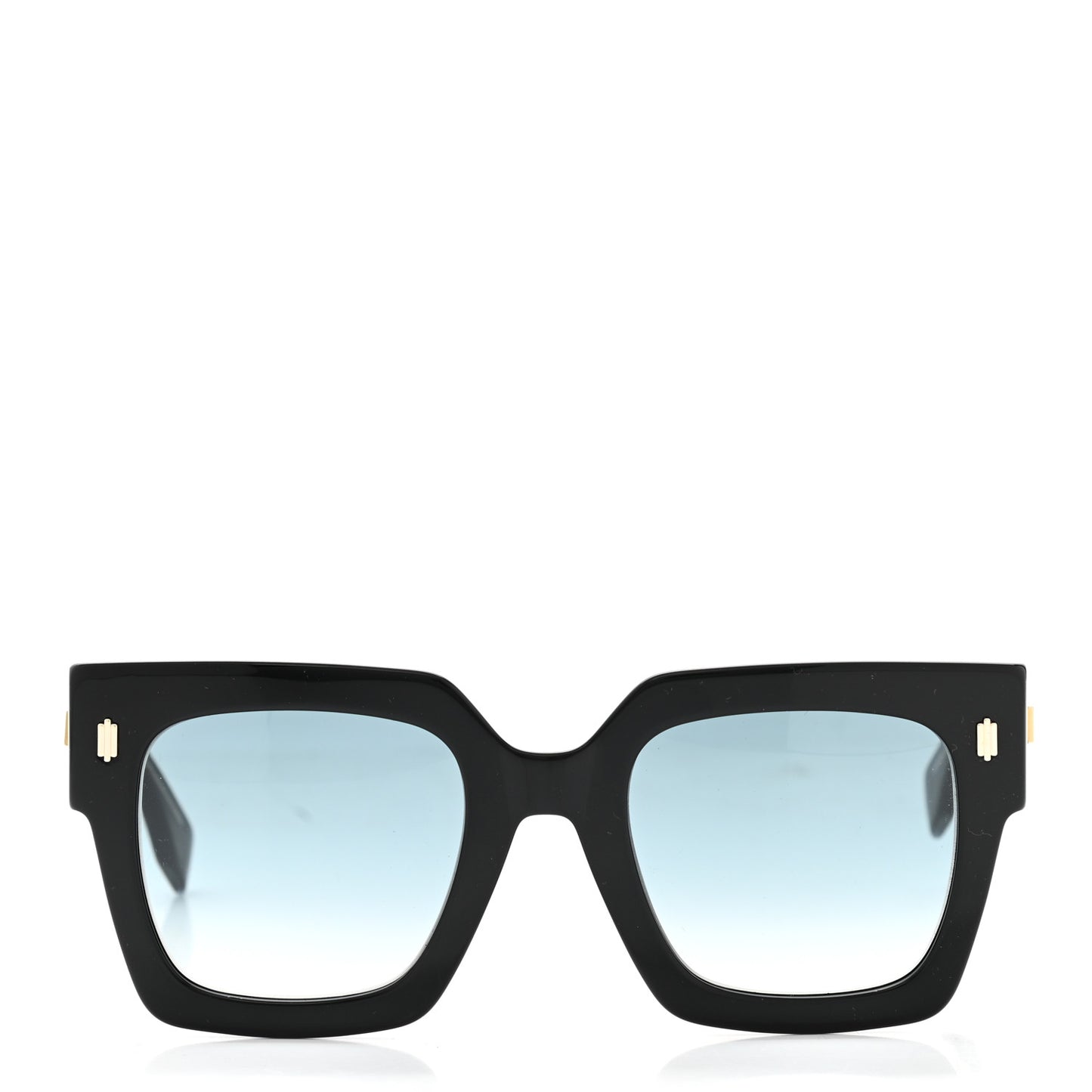 Acetate Fendi Roma Sunglasses FF 0457/G/S Black Blue