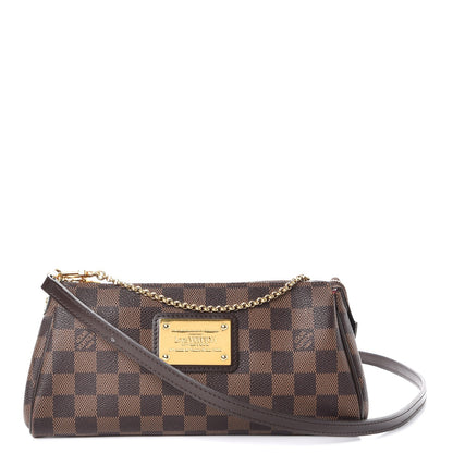 Louis Vuitton Damier Ebene Eva Clutch 1 of 10