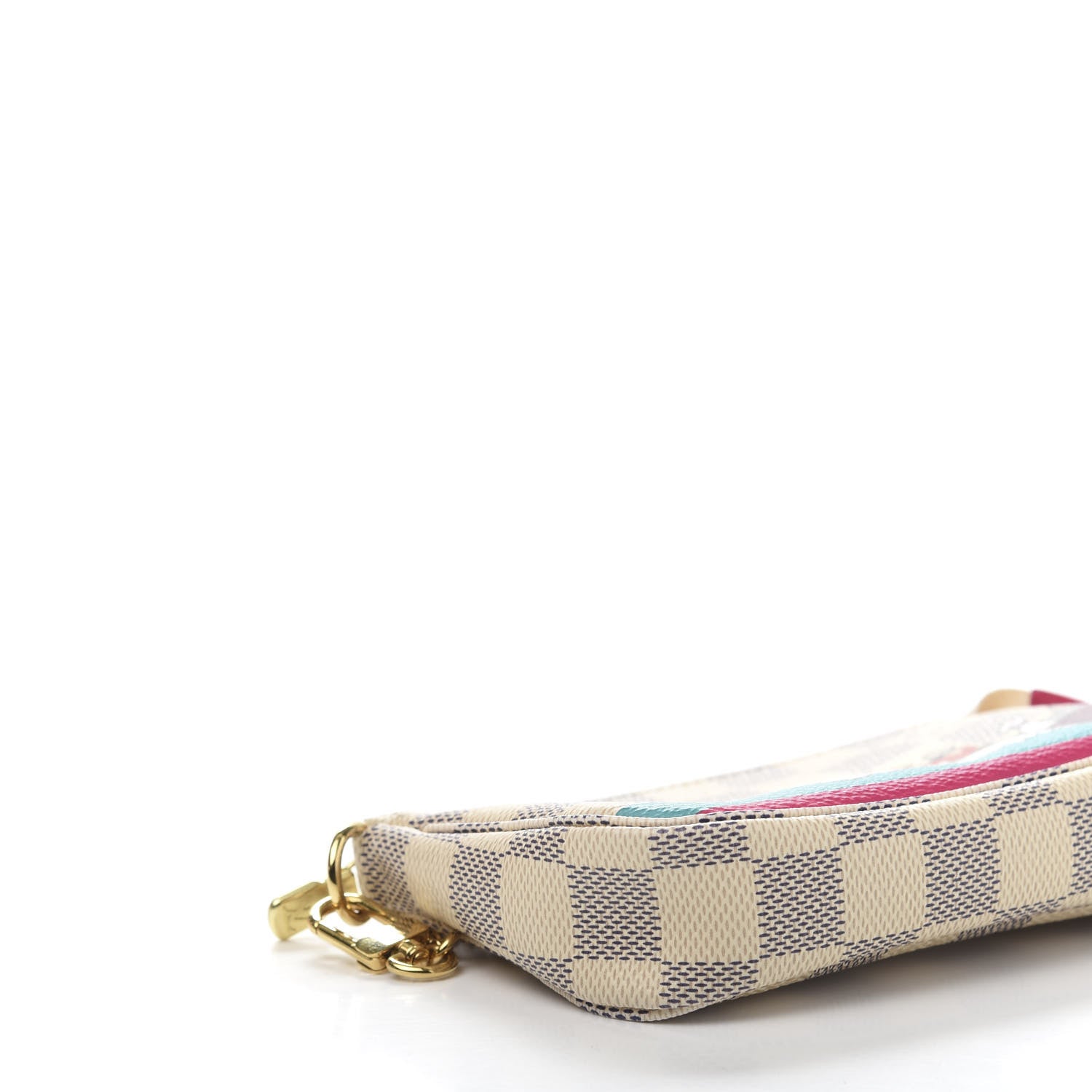 Louis Vuitton Damier Azur 2015 Christmas Animation Mini Pochette Accessories 7 of 10