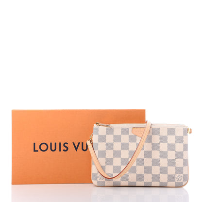 Louis Vuitton Damier Azur Double Zip Pochette 10 of 10