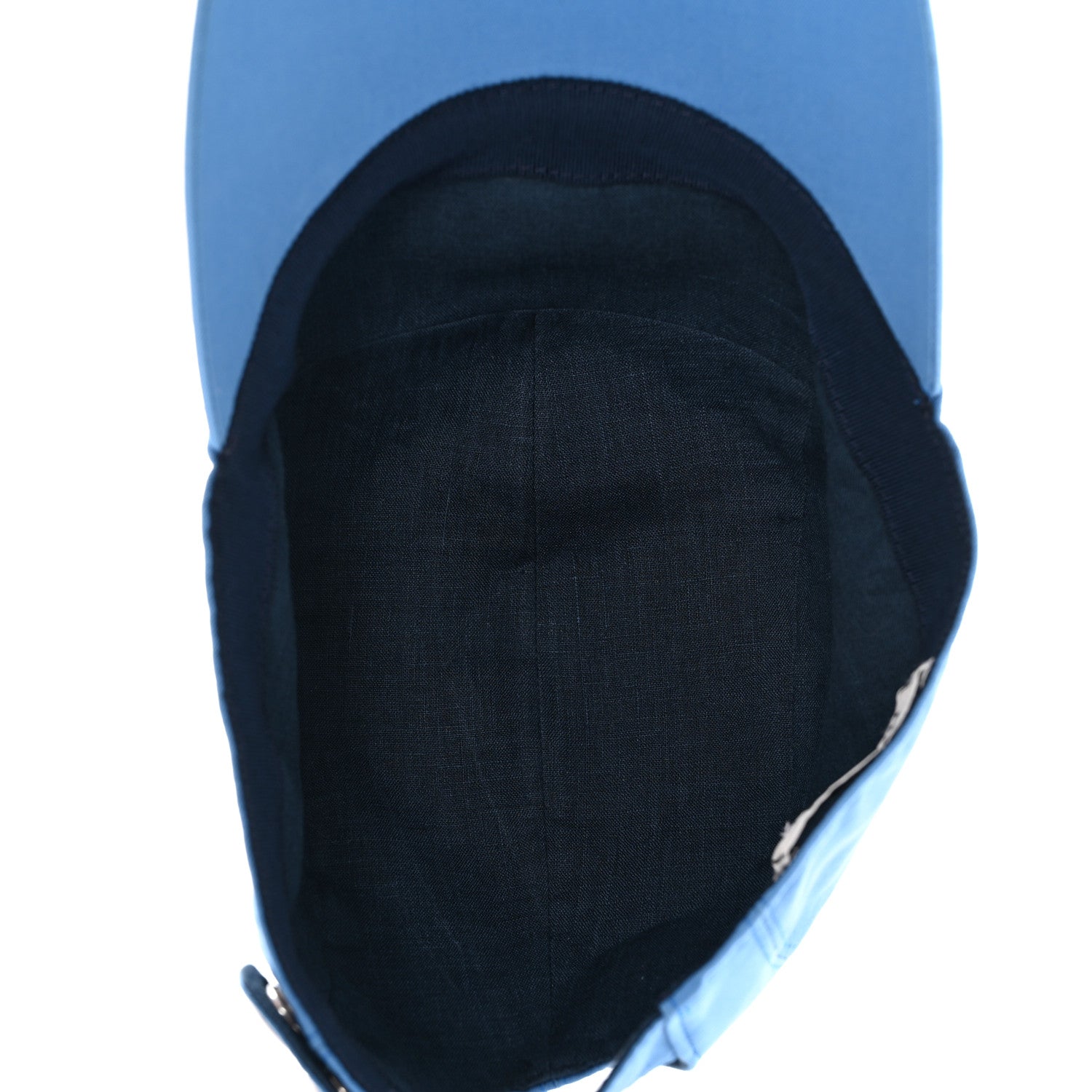 Hermes Stretch Cotton Twill Lambskin Nevada Hello Mr Farrier Hat 57 Méditerranée Orange 7 of 9