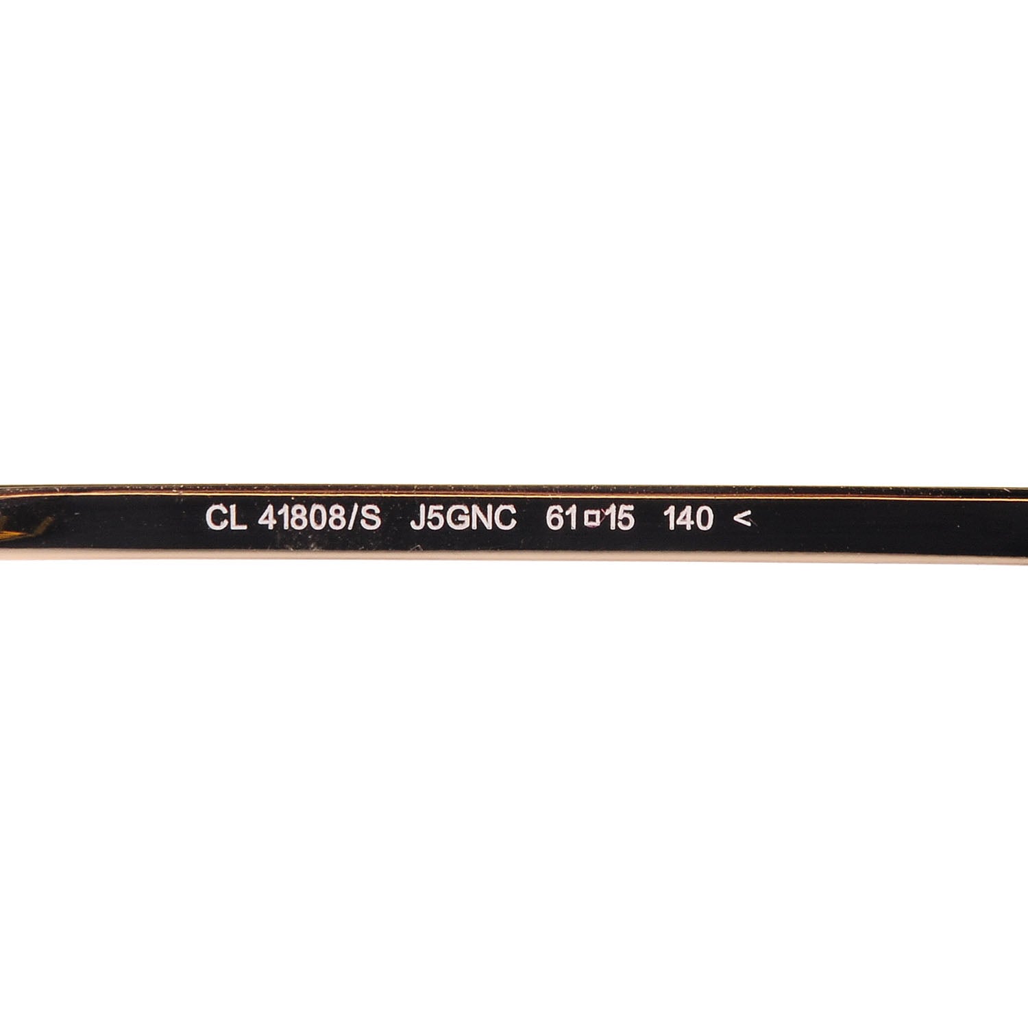 Celine Metal Sunglasses CL 41808/S Gold 4 of 5