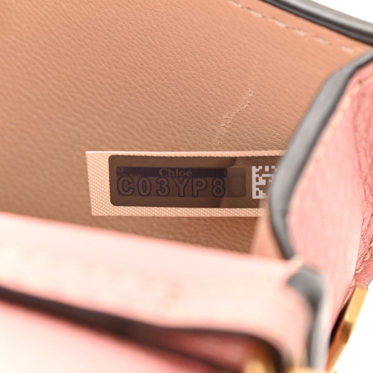 Calfskin Small Nile Bracelet Minaudiere Bag Washed Pink