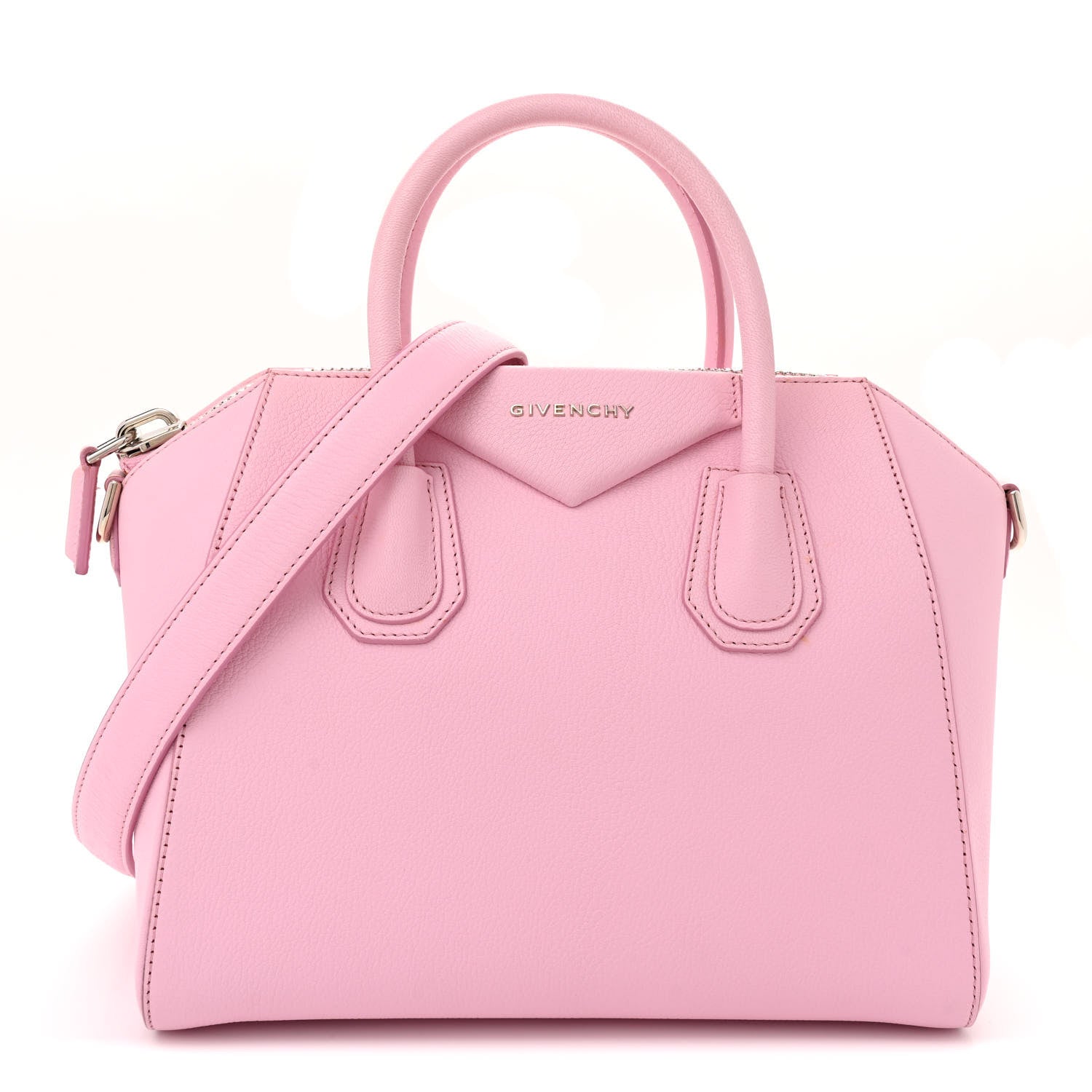 Givenchy Sugar Goatskin Small Antigona Bright Pink 1 of 16