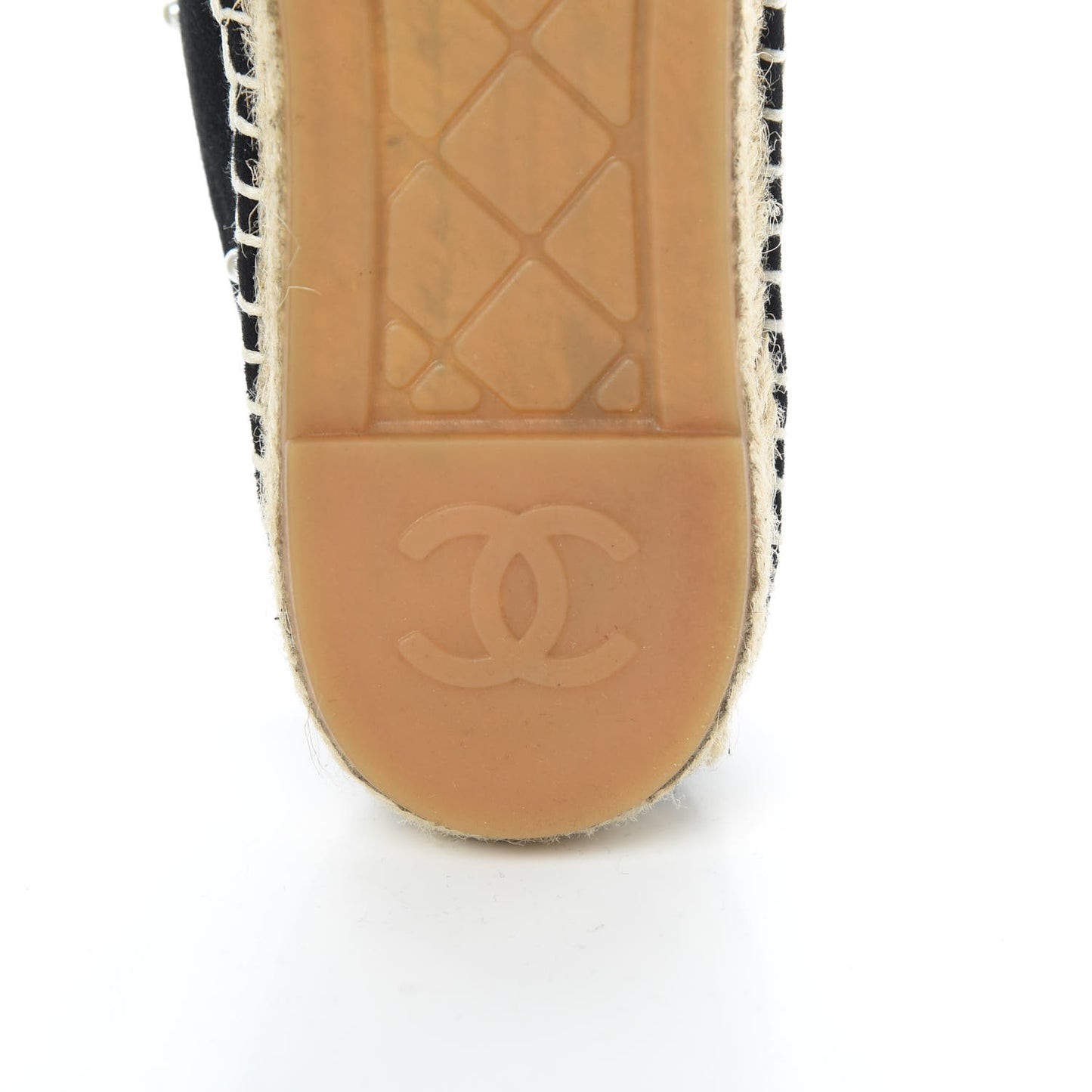 Suede Pearl CC Espadrilles 41 Black