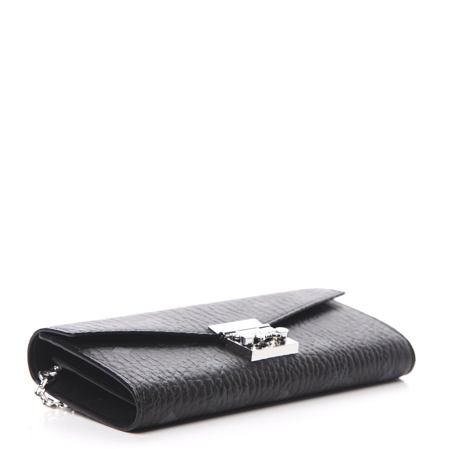MCM Visetos Large Patricia Wallet On Chain Black 4 of 11