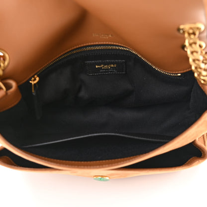 Saint Laurent Suede Monogram Medium Niki Chain Satchel Cinnamon 5 of 10