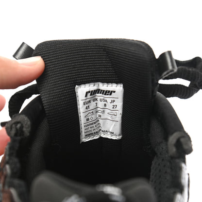 Balenciaga Mesh Rubber Monocolor Mens Runner Sneakers 41 Black 9 of 9