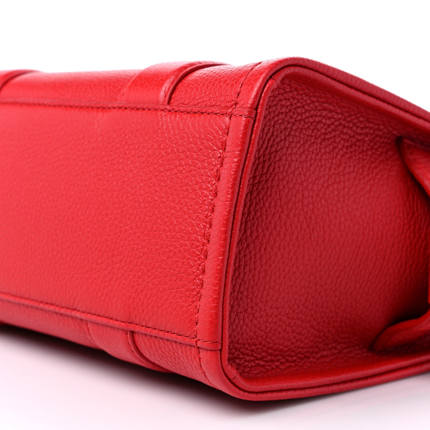 Grained Calfskin Small The Tote Bag True Red