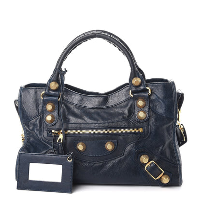 Balenciaga Agneau Giant 21 Gold Hardware City Marine 1 of 16