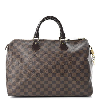 Louis Vuitton Damier Ebene Speedy 35 1 of 9