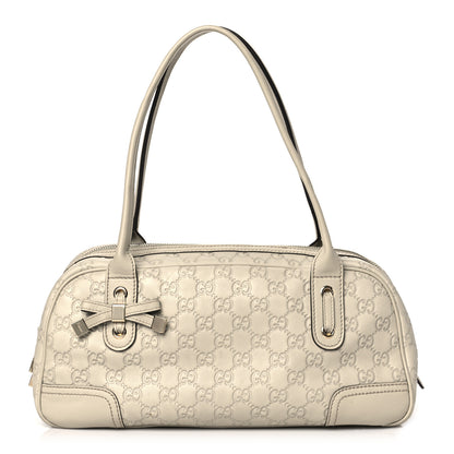 Gucci Guccissima Small Princy Satchel Off White 1 of 10