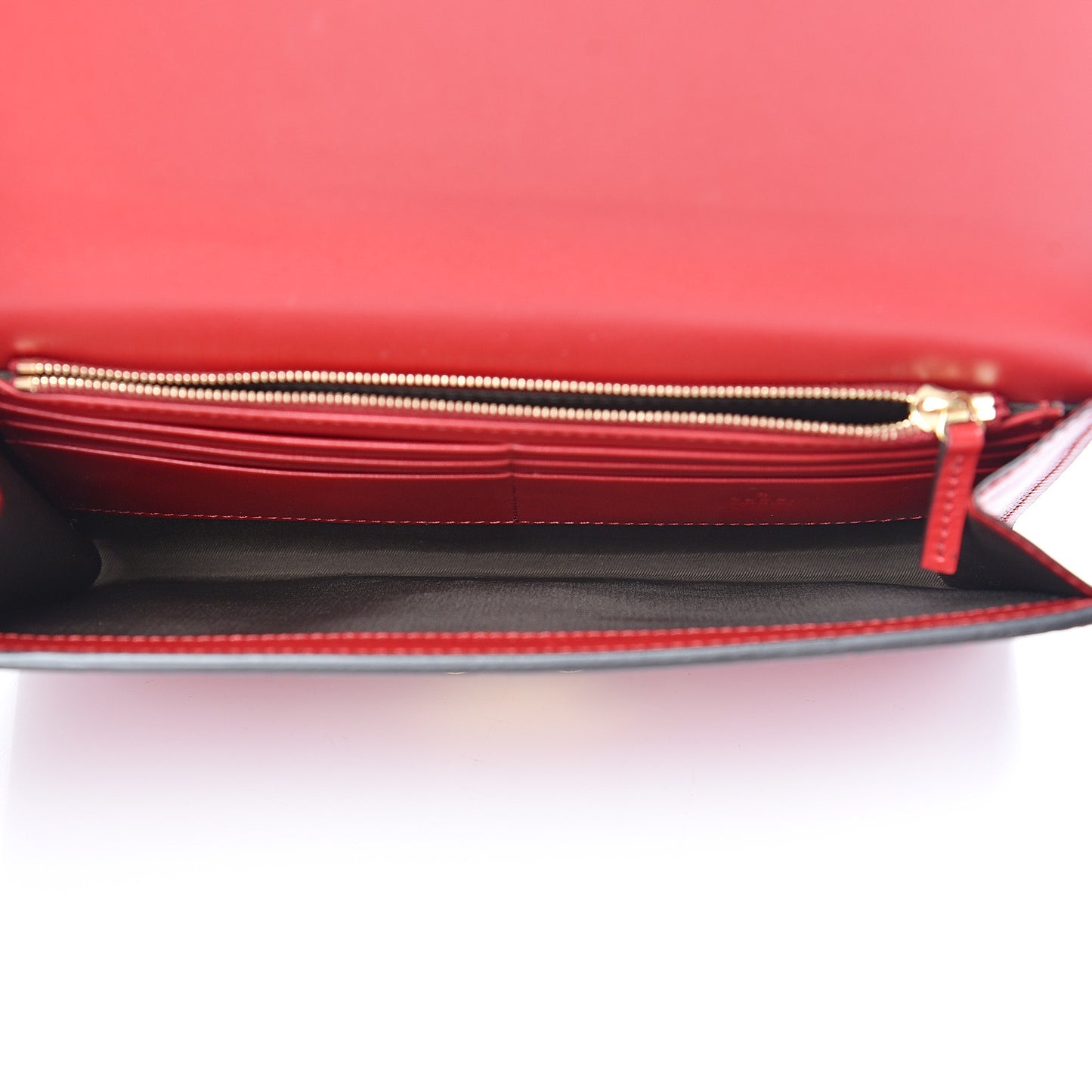 Guccissima Padlock Clutch Hibiscus Red