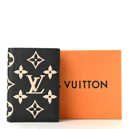 Louis Vuitton Empreinte Monogram Giant Passport Cover Black Beige 7 of 7
