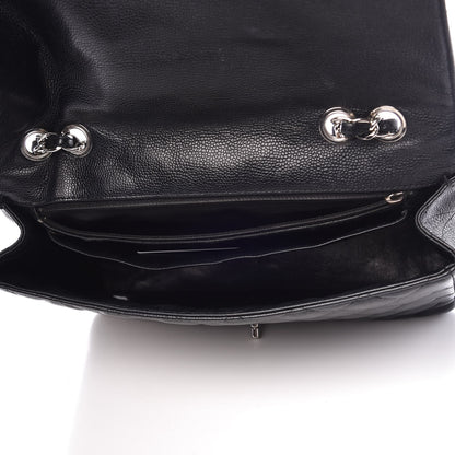 Chanel Caviar Quilted Jumbo Single Flap Black 5 of 18