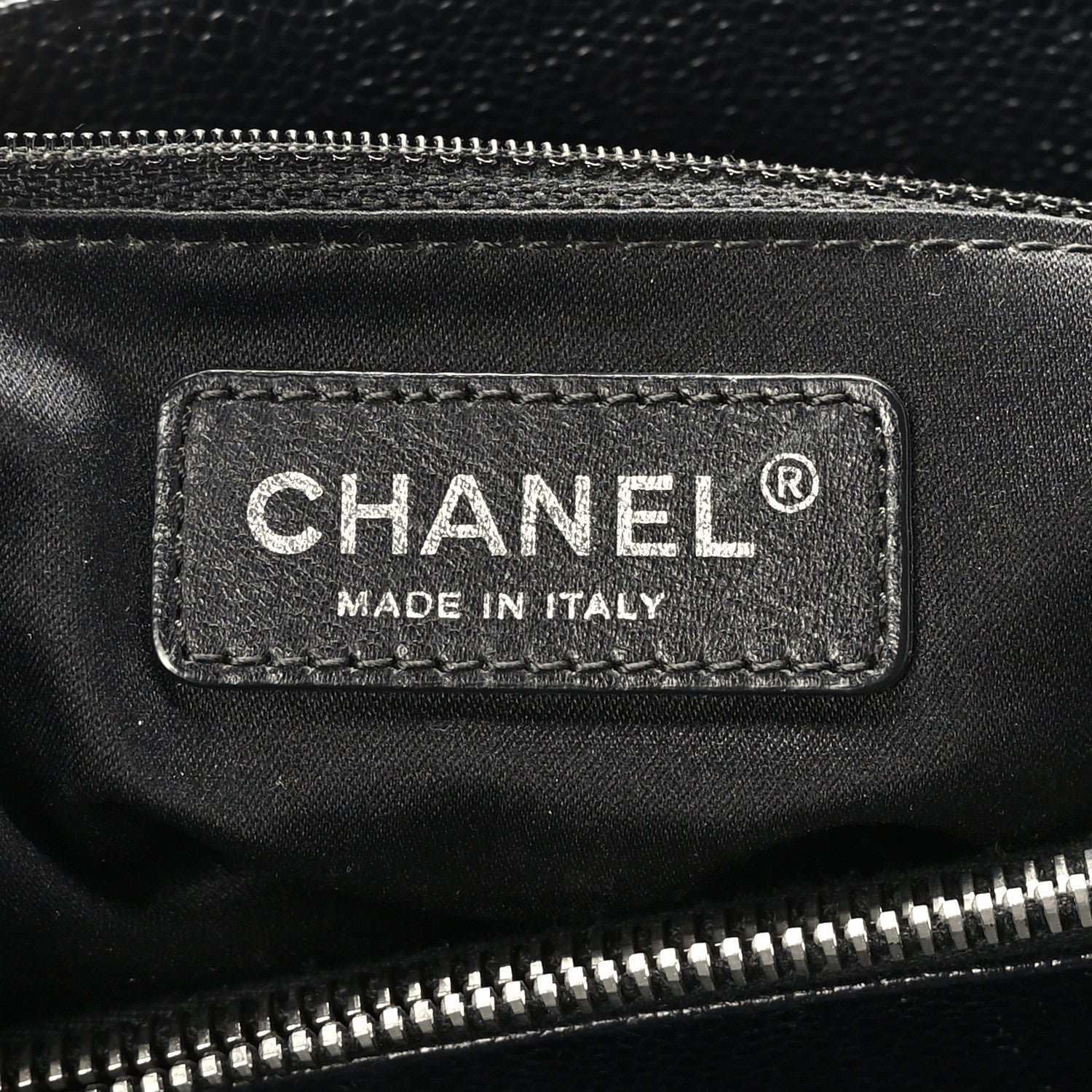 Chanel Caviar Quilted Grand Shopping Tote GST Black 7 of 10